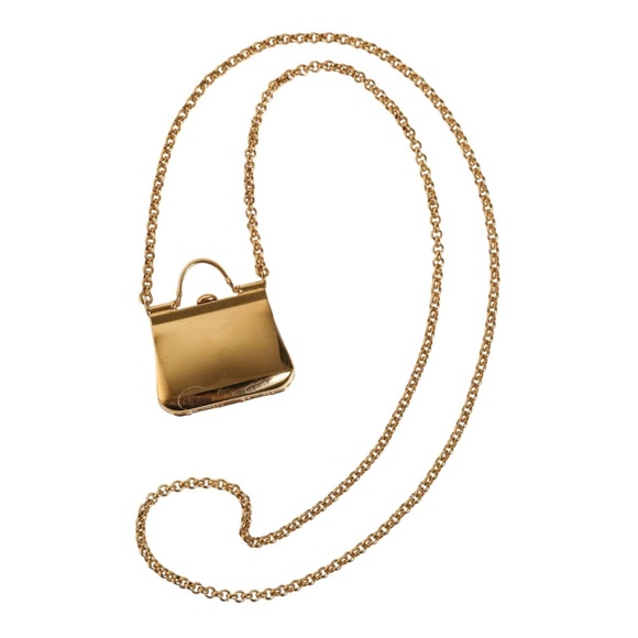 Dolce & Gabbana Brass Chain Sicily Micro Bag Pendant Necklace  - NEW WITH TAGS - Picture 8 of 12